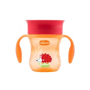 Vaso Etrenador 12m+ Perfect Cup 360 Naranja Chicco - 4122