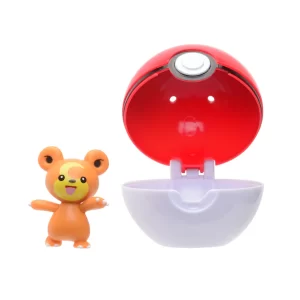 Figuras de Pokémon Clip 'N Go Teddiursa y Poke Ball - 4421