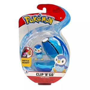 POKEMON CLIP 'N' GO BALL SET PIPLUP + BOLA DE BUCEO - 4418