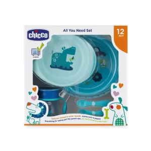 Set Primeras Comidas Chicco 12m+ Celeste - 3565
