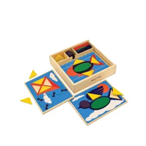 Melissa y Doug Bloques de Patrones de Madera - 13716