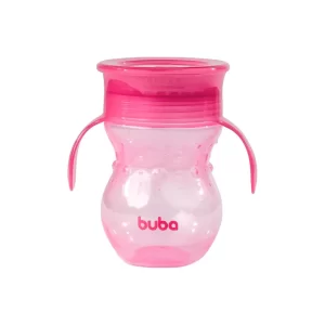Vaso de Entrenamiento 360° con Asas Buba Rosa - 15100