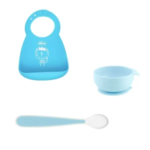 Set de Alimentación Azul de Silicona - Chicco - 18907