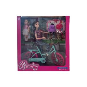 Muñeca Ciclista con Accesorios - 24500