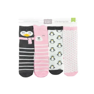 Set de 4 Medias Altas para Nena (12 a 24 meses) - 24486