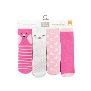 Set de 4 Medias Altas para Nena (6 a 12 meses) - 24486