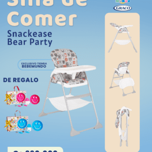 29773 - Silla de comer Compacta Snackease Bear Party Graco