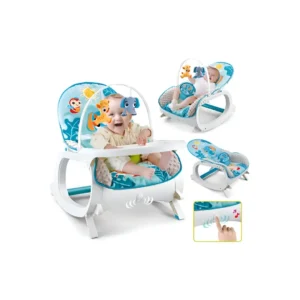 Silla Mecedora para Bebé con Vibración, Música y Arco de Juguetes - 29965