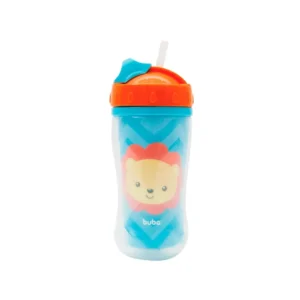 Hoppie Buba Diseño Leon 280 ml con Canudo y Doble Pared - 30026