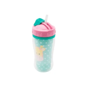 Hoppie Buba Diseño Jirafa 320 ml con Canudo y Doble Pared - 30028