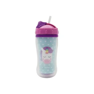 Hoppie Buba Diseño Unicornio 280 ml con Canudo y Doble Pared - 30029