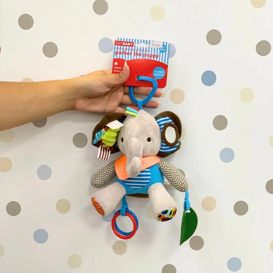 Peluche Colgante Multisensorial Diseño Elefante para Bebés (2)