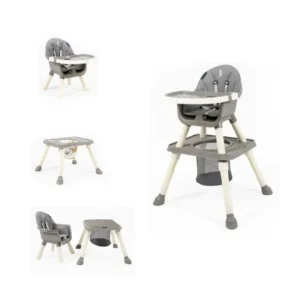 Silla de Comer 3 en 1 Premium Baby Golden – Gris - 29976