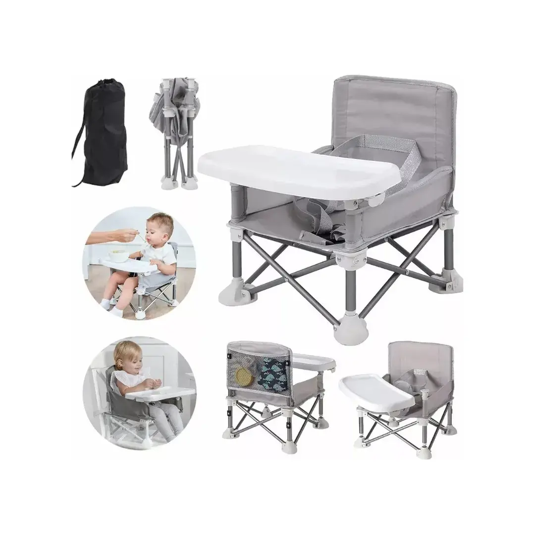 Silla de Comer para Bebé Portátil Plegable con Bandeja – 31041