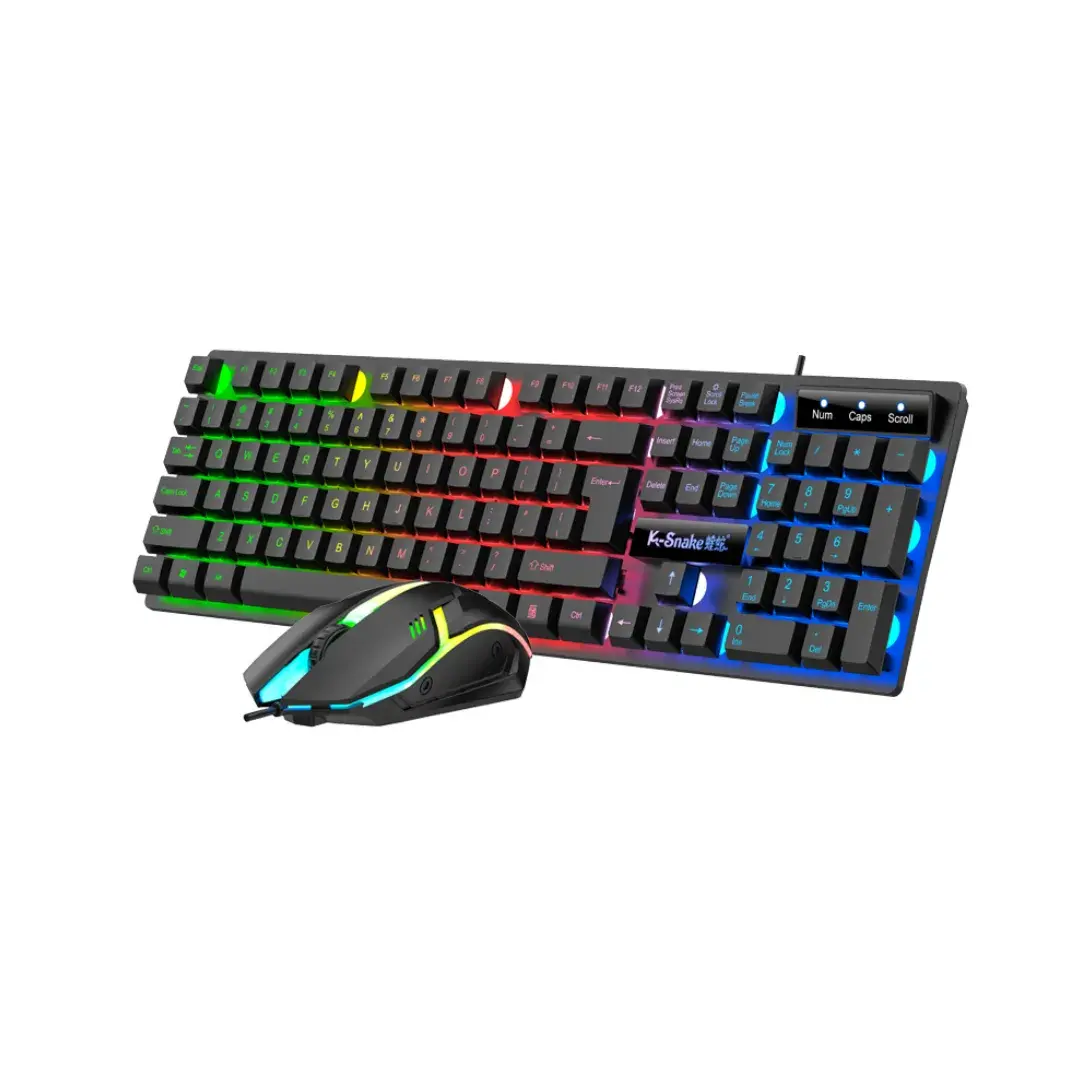 Teclado Retroiluminado con Mause