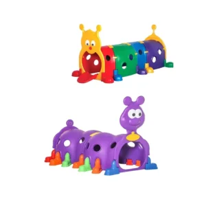 Túnel Oruga Infantil Didáctico para Gateo y Juego