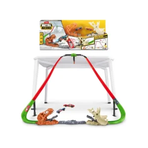 33093 - Metal Machines Smash & Crash Dino Playset Pista de Autos con Dinosaurios