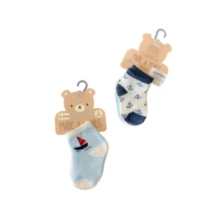 33119 - Pack de 2 Pares de Medias para Bebé Animalitos Nene