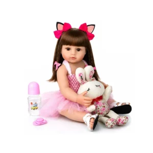 Muñeca Reborn con Accesorios y Ropa