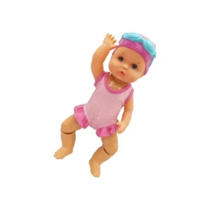 Muñeca Bebé Nadadora para Baño 33 cm con Movimiento de Piernas y Brazos
