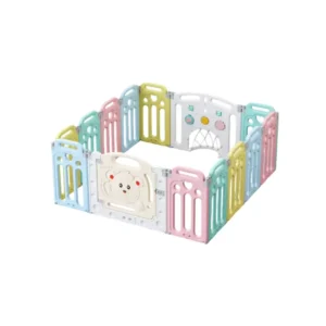 Corralito Plegable para Bebé con Puerta de Acceso 1.42 x 1.40 m